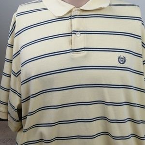 Chaps Polo Stripe Short sleeve shirt Color Yellow